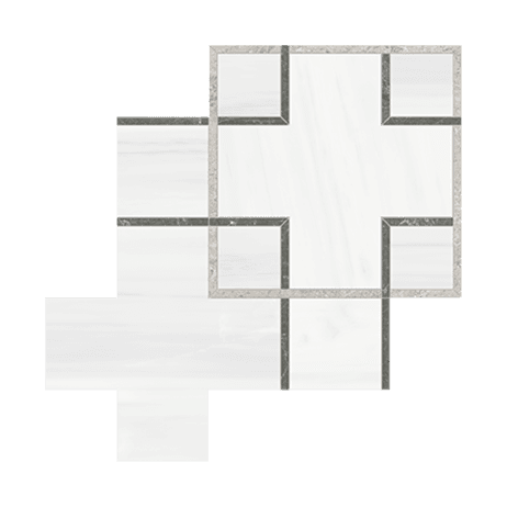 Utopio Scema Mist - Marble Mosaic