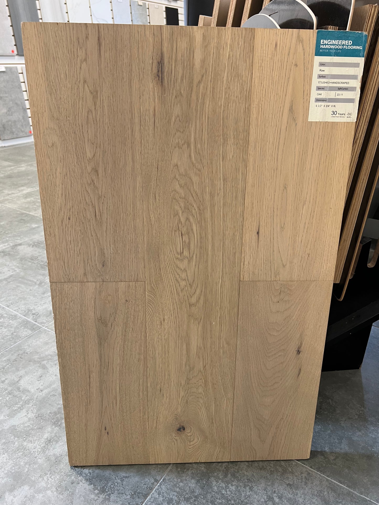 Engineered Oak - Raw 6.5x3/4”