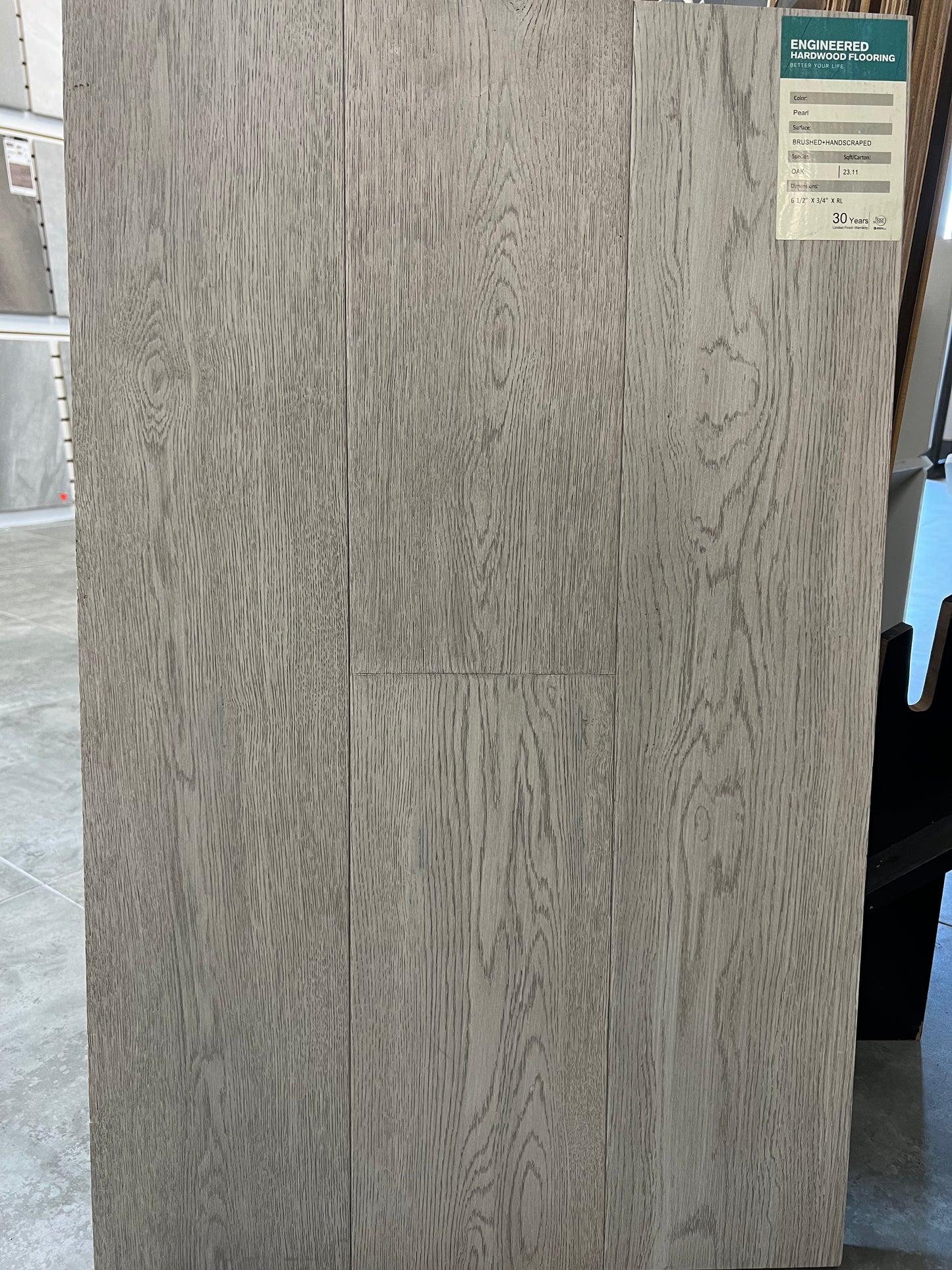 Engineered Oak - Pearl 6.5x3/4”