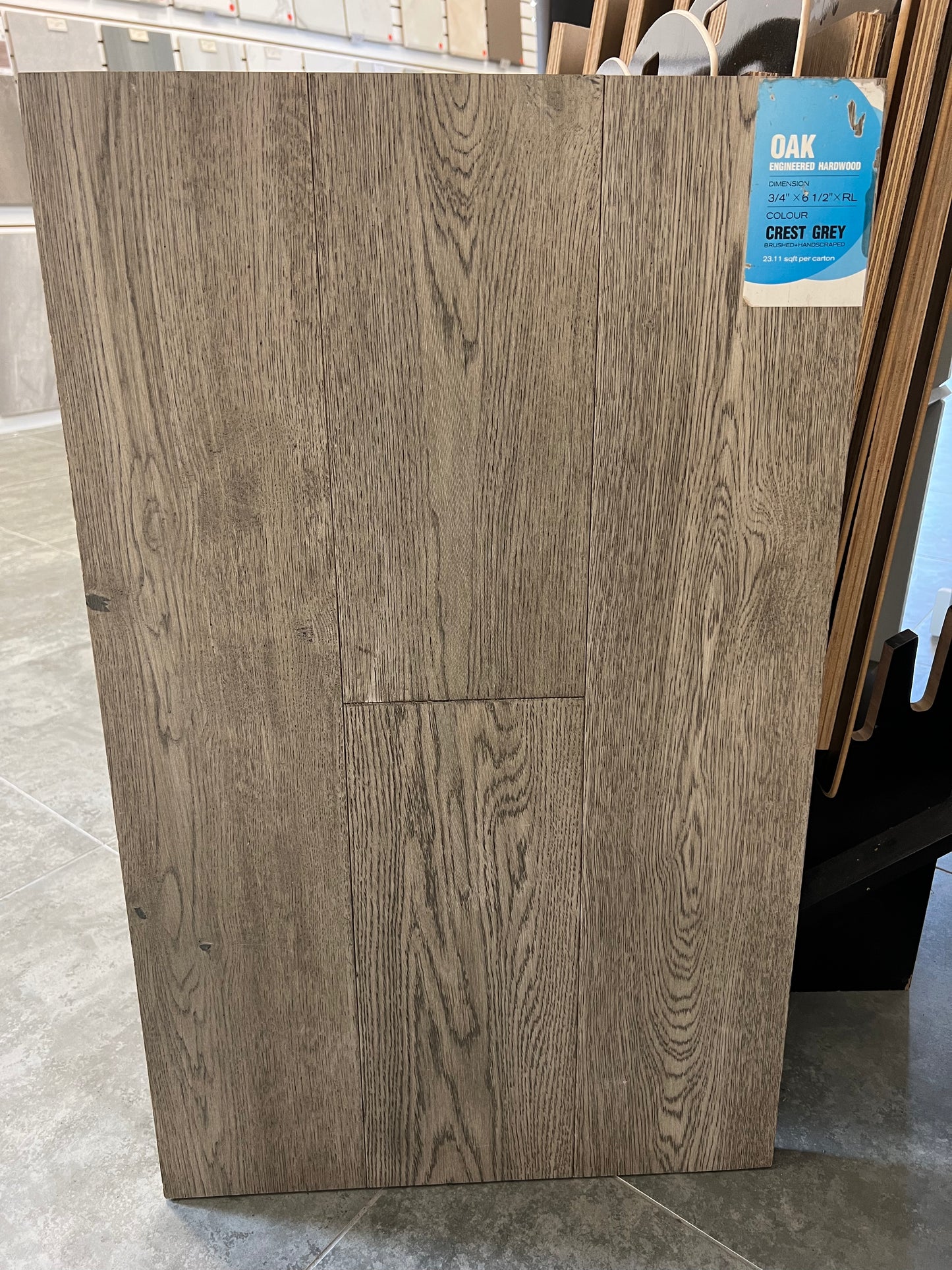 Engineered Oak - Chest Grey 6.5x3/4”