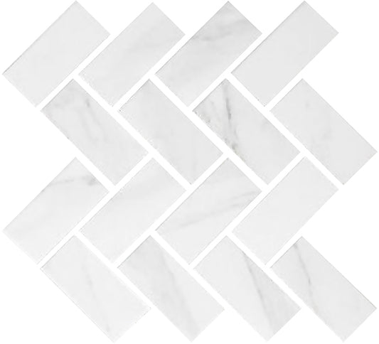 Carrara Herringbone