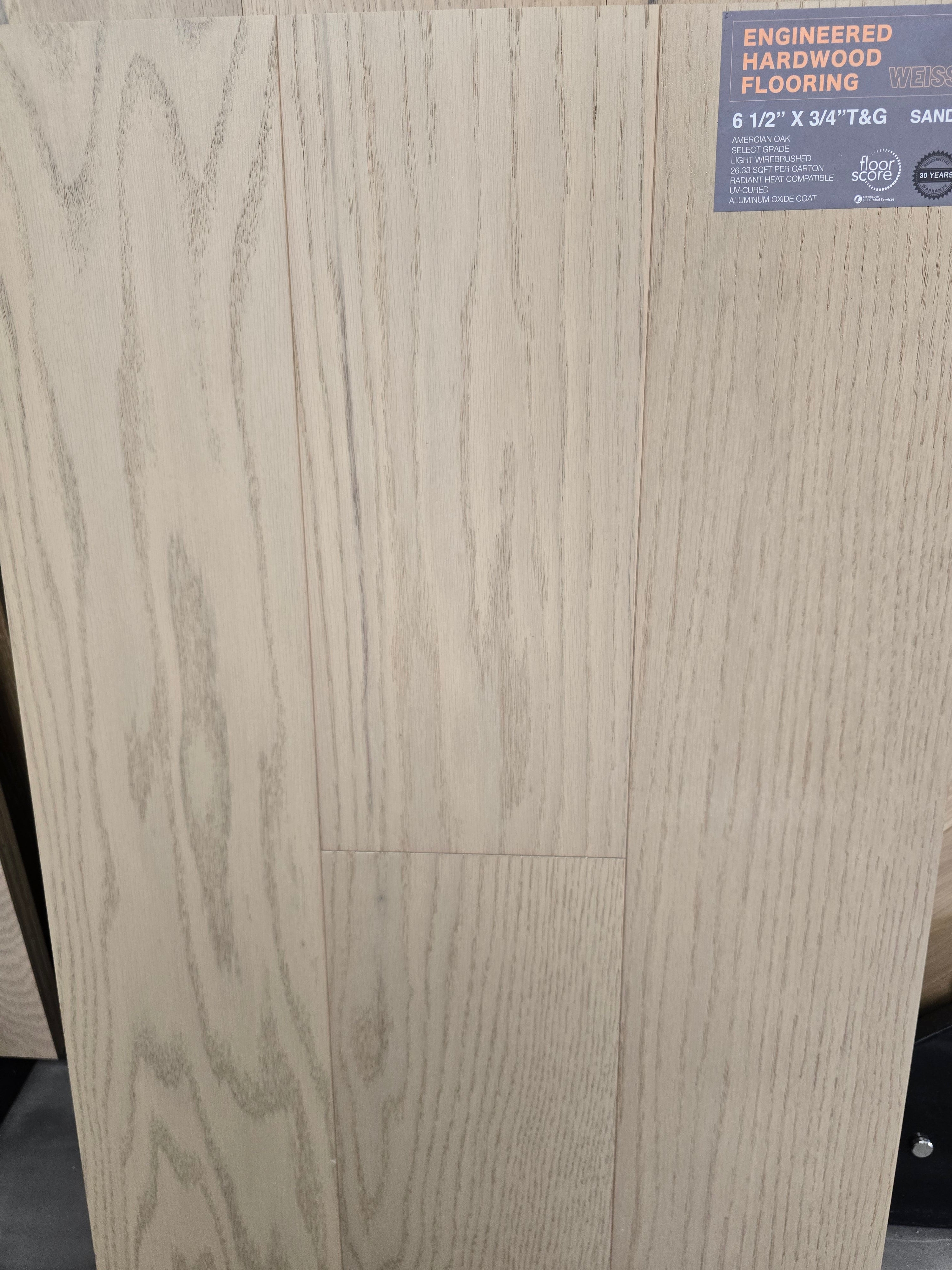 Weiss Engineered Wood 3/4" Collection