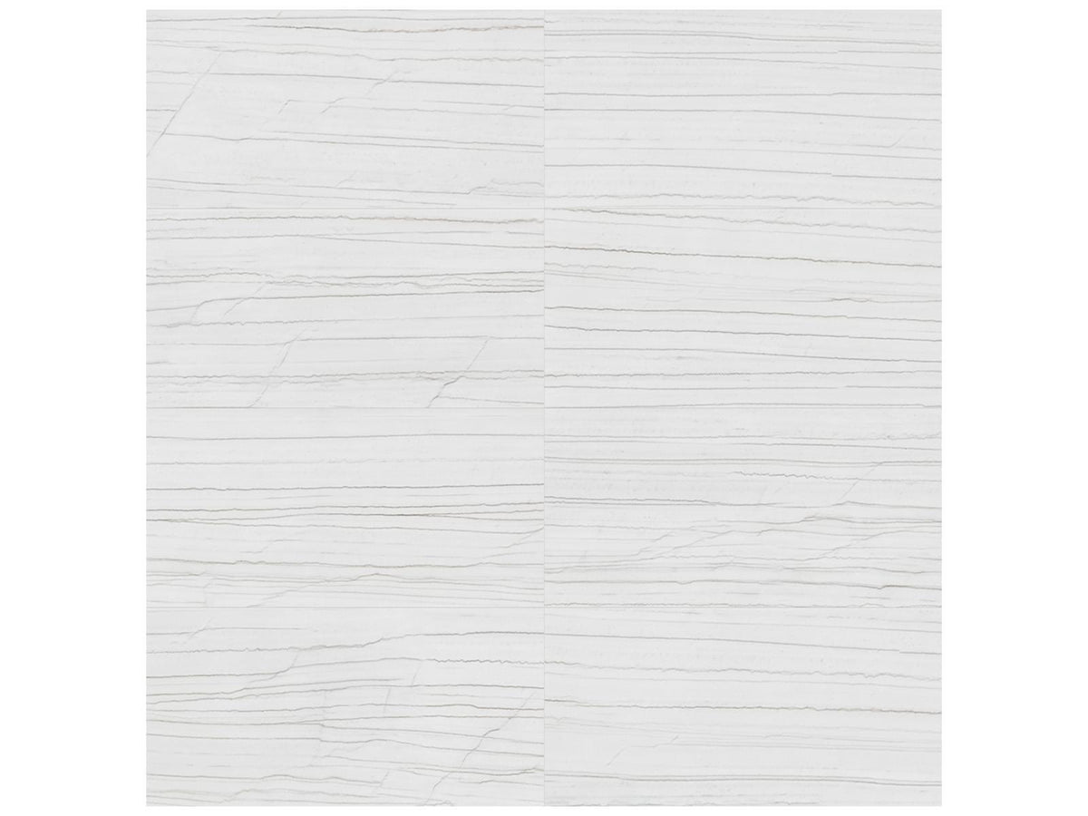 Majesto Bianco Stratura Porcelain Tile 12 x 24 in Honed