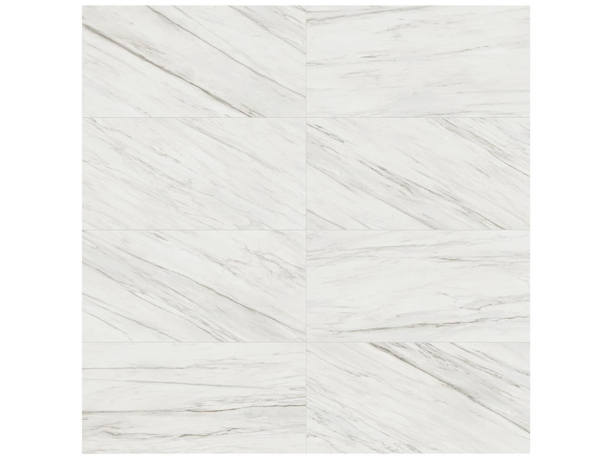 Majesto Calacatta Cremo Porcelain Tile 12 x 24 in Honed