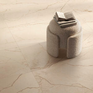 Sarana Abitare Marble Avorio Porcelain Tile 60x60cm - Sarana Tile