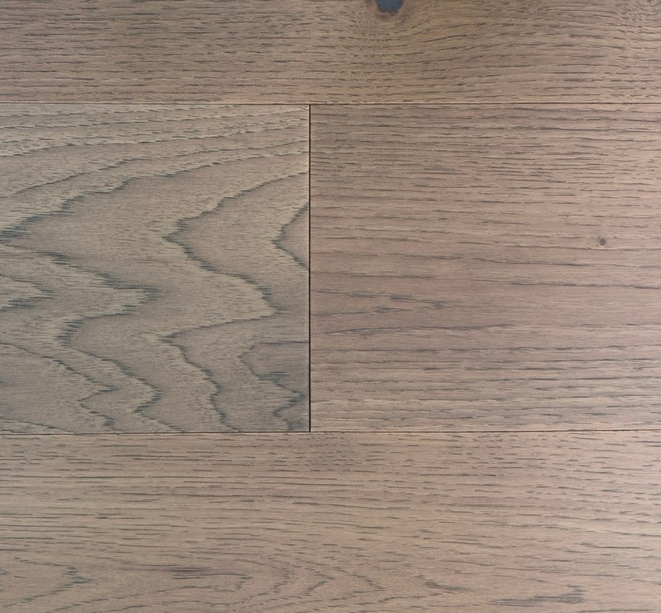 NAF Engineered Hickory 7.5in Wirebrushed Flooring - Aged Barrel