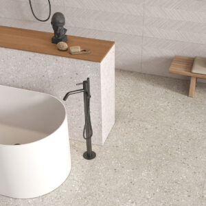 Sarana Ciottoli Beige Porcelain Tile 60x60cm - Sarana Tile