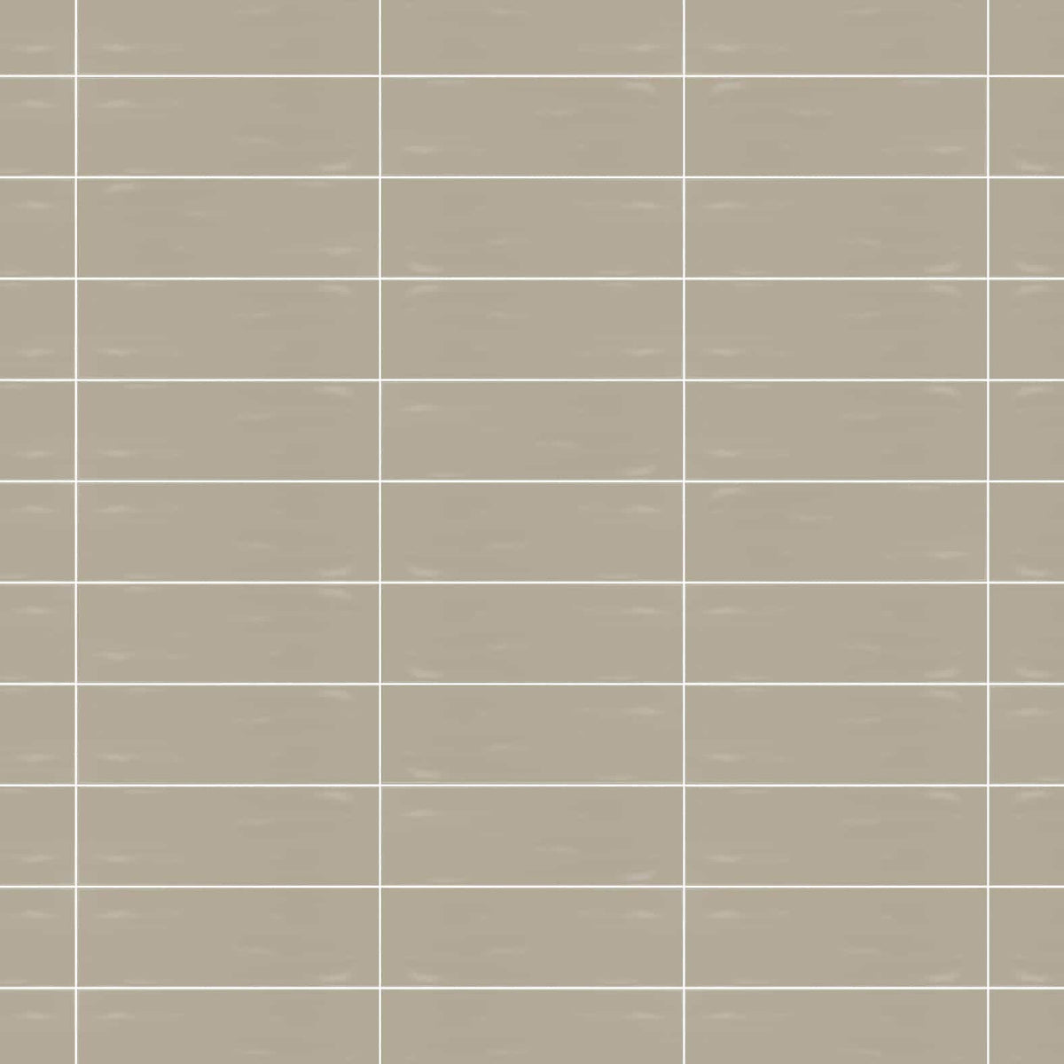 Basato Beige wavy ceramic subway wall tile 4x12
