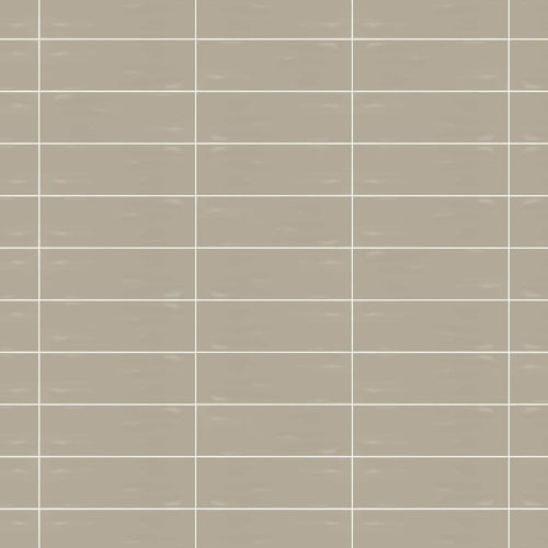 Basato Beige wavy ceramic subway wall tile 4x12