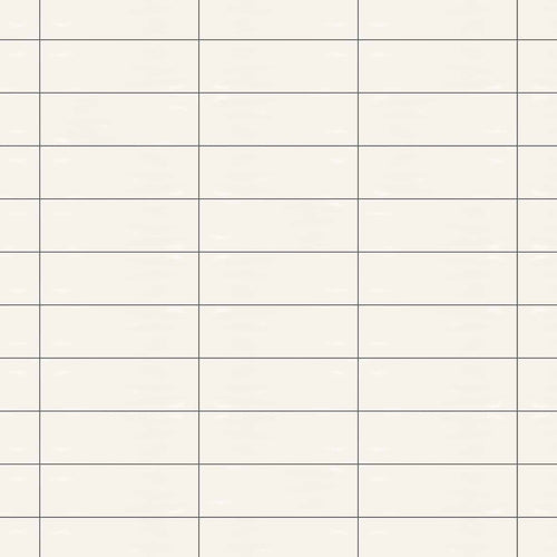 Basato Bianco wavy ceramic subway wall tile 4x12