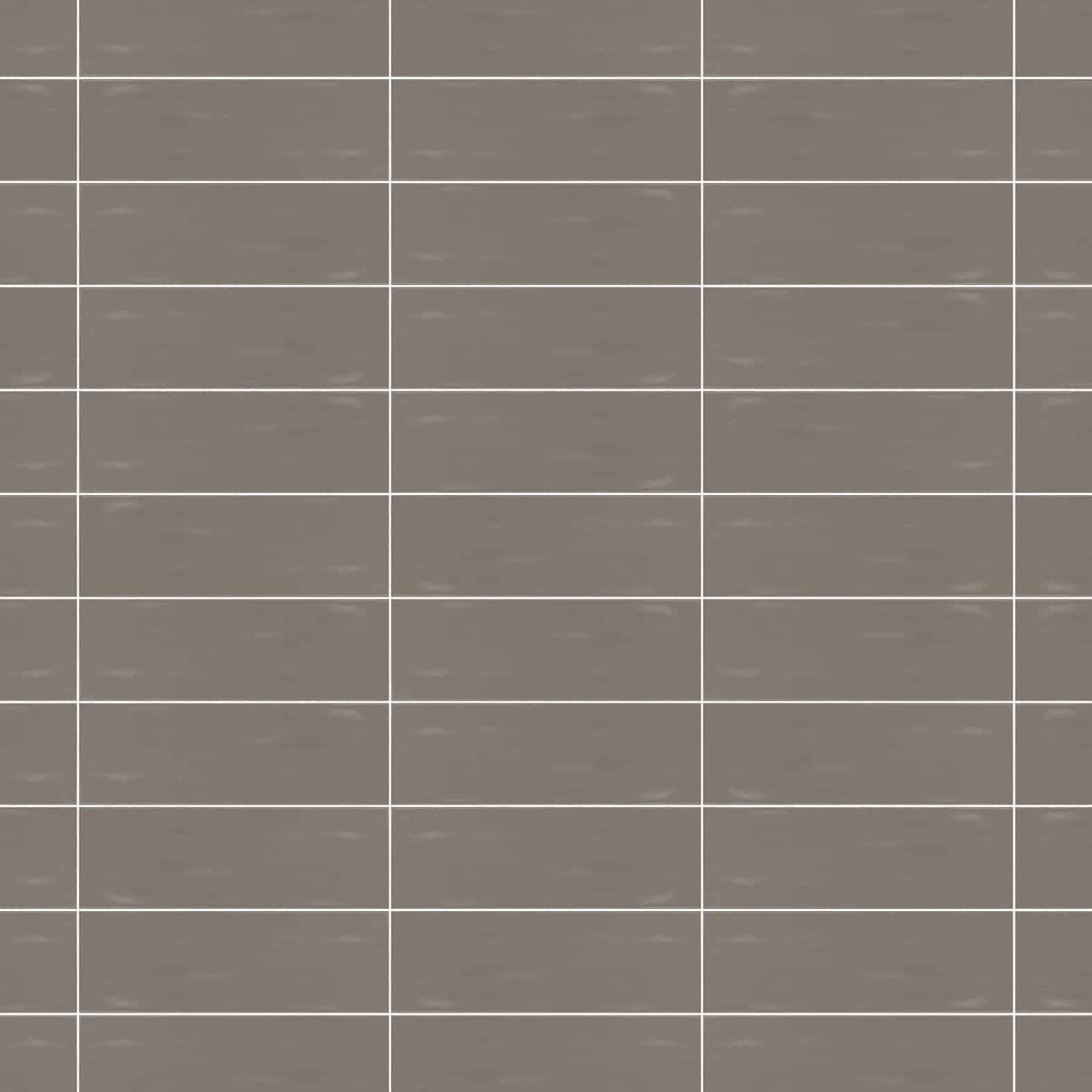 Basato Cenere wavy ceramic subway wall tile 4x12