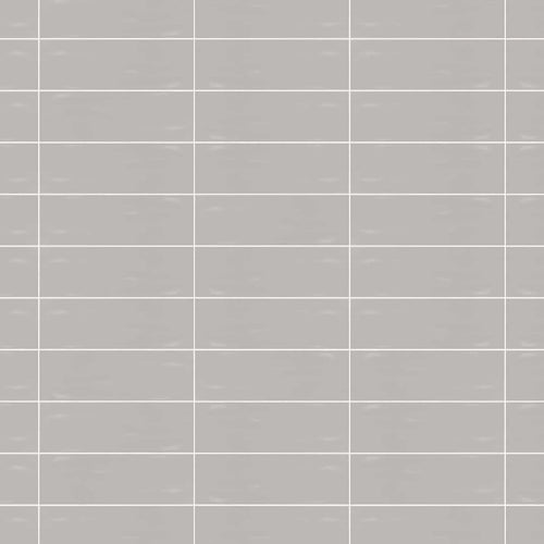 Basato Grigio wavy ceramic subway wall tile 4x12