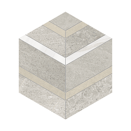 Utopio Hexo Clay - Marble Mosaic
