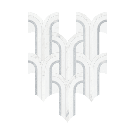 Utopio Florence Dove - Marble Mosaic