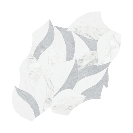 Utopio Lush Dove - Marble Mosaic