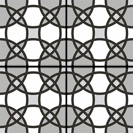 Encaustica II Circulos Matte Porcelain Tile
