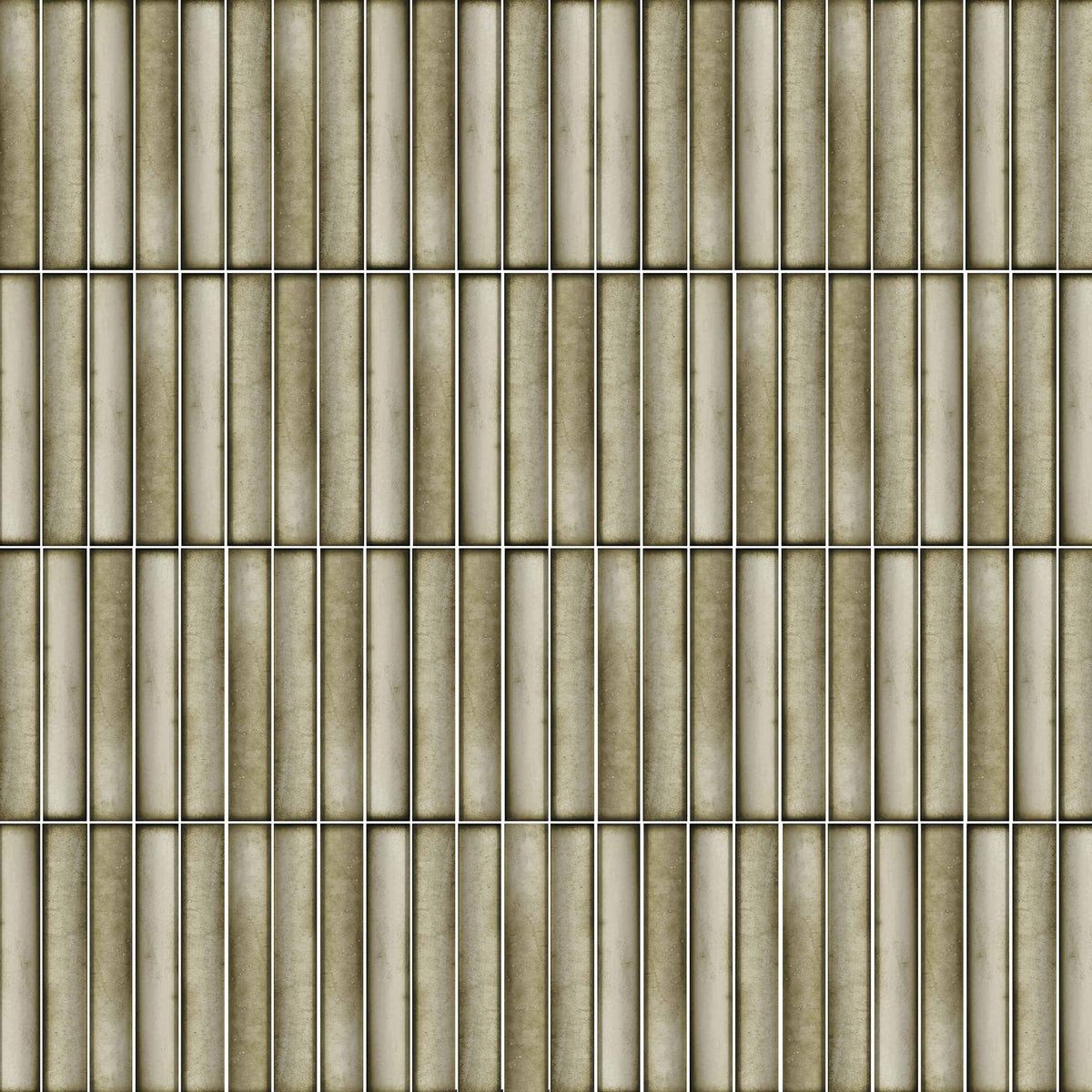 Kanji Beige glossy brick porcelain wall tile 4.5x9