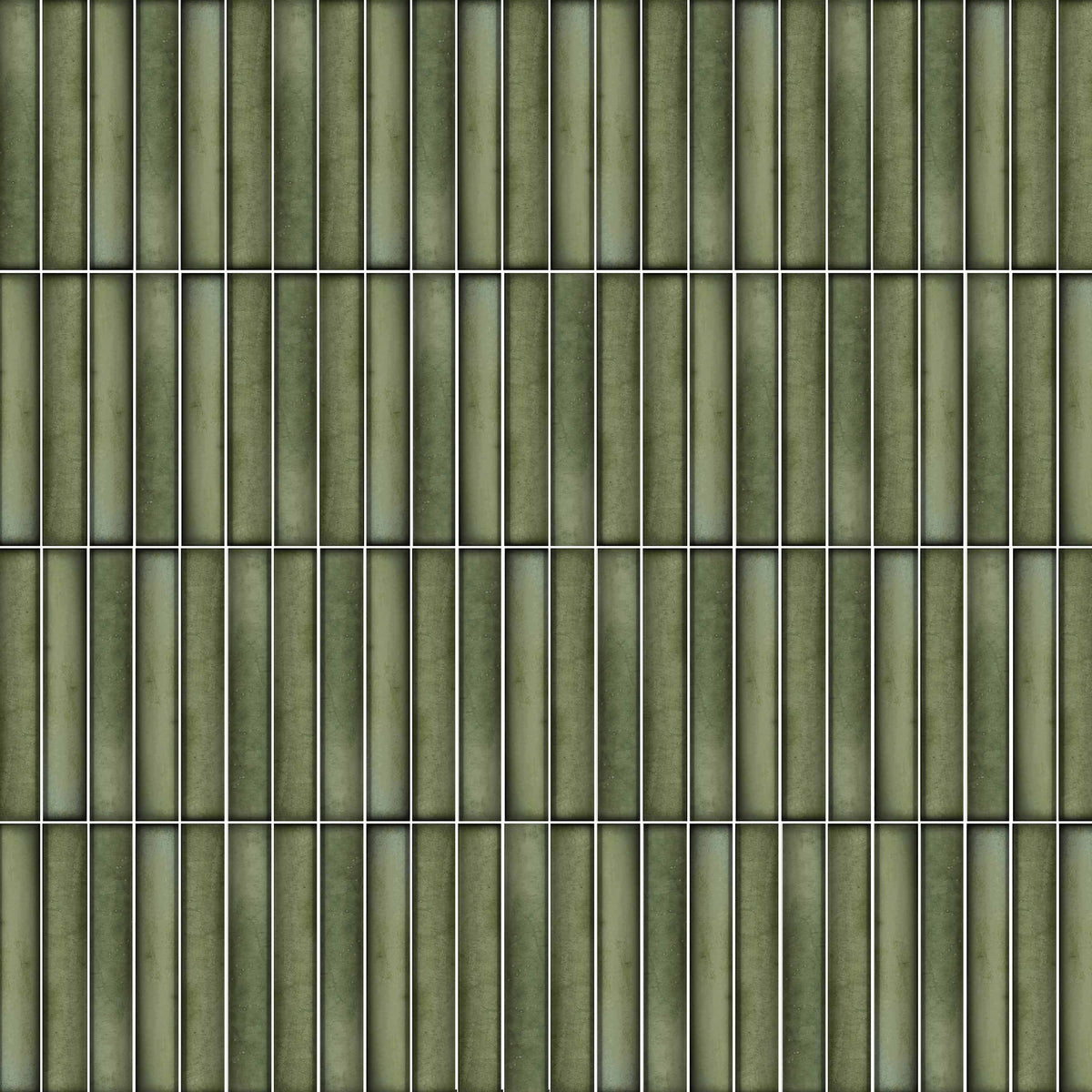 Kanji Sage glossy brick porcelain wall tile 4.5x9