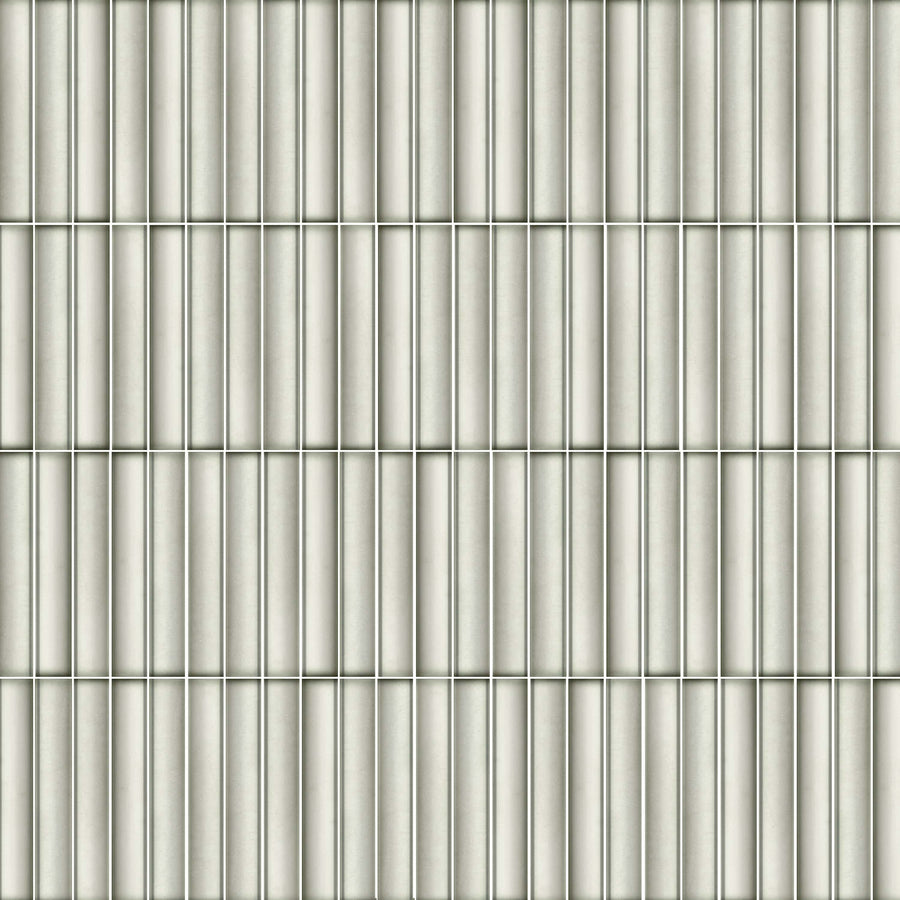 Kanji Snow Glossy Brick Porcelain Wall Tile 4.5x9