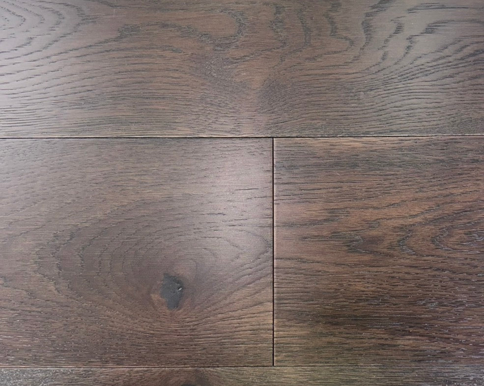 NAF Engineered Hickory 7.5in Wirebrushed Flooring - Kona
