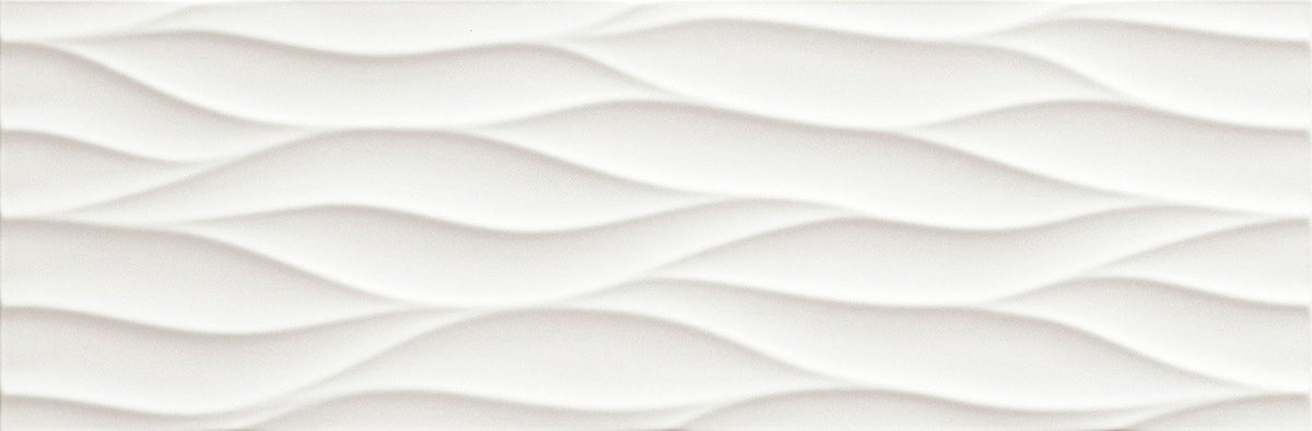 Lumina Bianco Curve Ceramic Wall Tile
