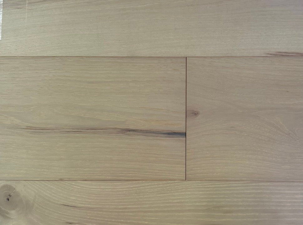 NAF Engineered Hickory 7.5in Wirebrushed Flooring - Macadamia