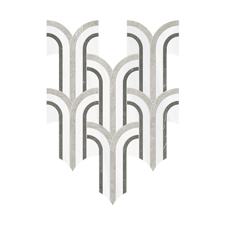 Utopio Florence Mist - Marble Mosaic