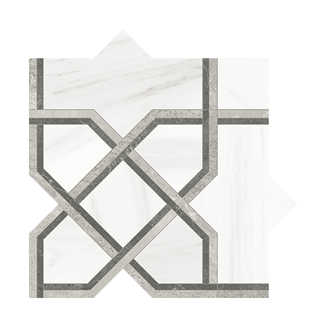 Utopio Madina Mist - Marble Mosaic