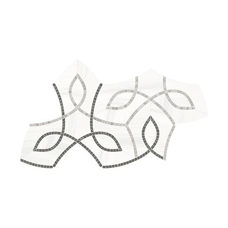 Utopio Vine Mist - Marble Mosaic