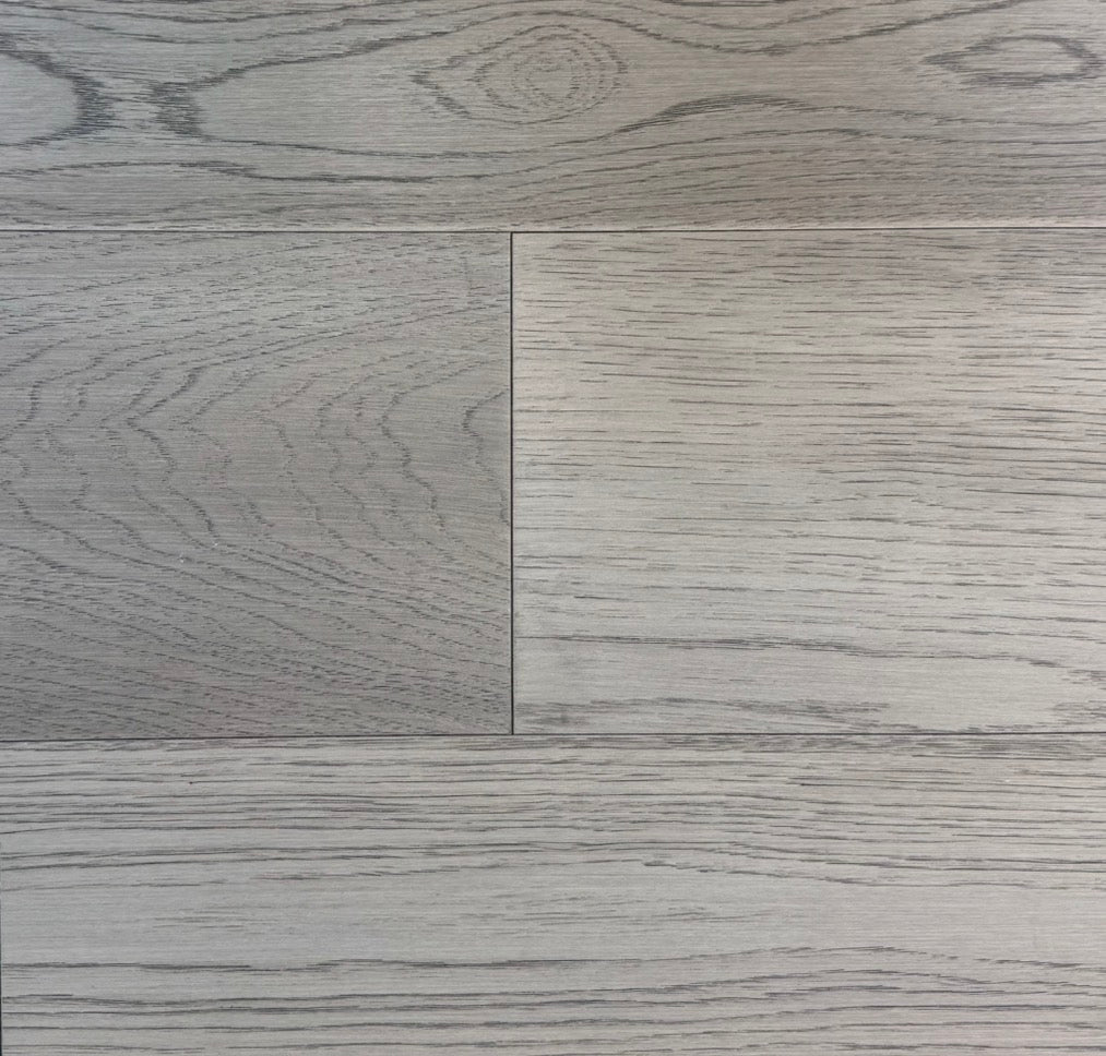 NAF Engineered Hickory 7.5in Wirebrushed Flooring - Modern Pewter