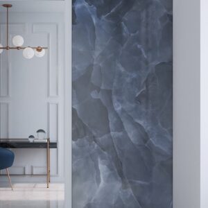 Sarana Ek Onyx Blue Blue Porcelain Tile 9.9x30.2cm - Sarana Tile