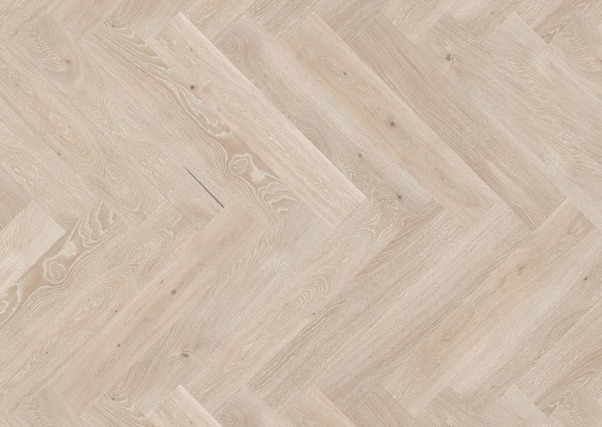 Memoirs Herringbone Pudding oak engineered hardwood