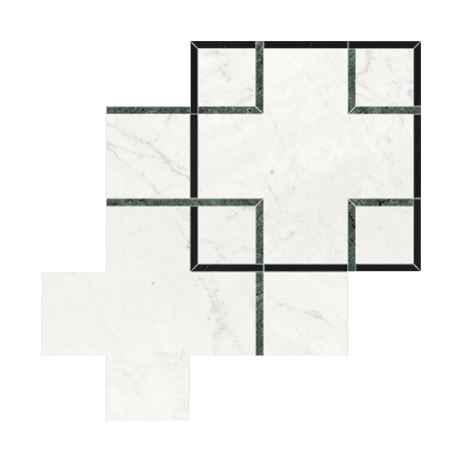 Utopio Scema Pine - Marble Mosaic