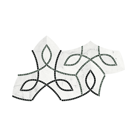 Utopio Vine Pine - Marble Mosaic