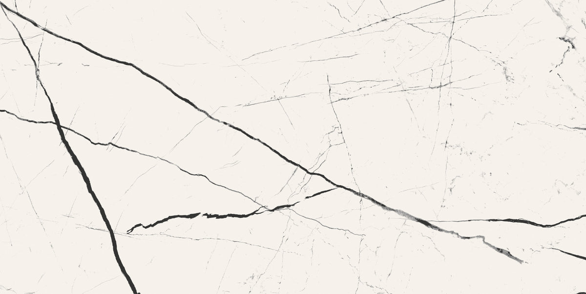 Prince White White Polished Rectified Porcelain Tile