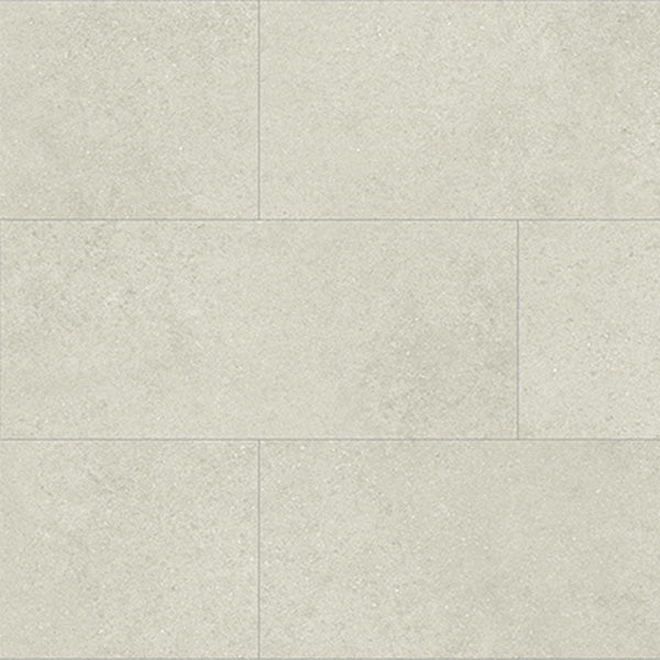 Endeavour Tile Ivory Moon glue-down vinyl tile 12x24