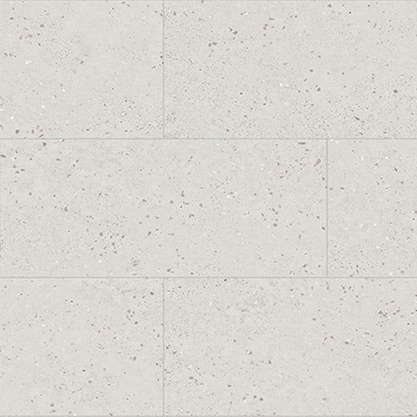 Endeavour Tile Terrazzo Perla glue-down vinyl tile 12x24