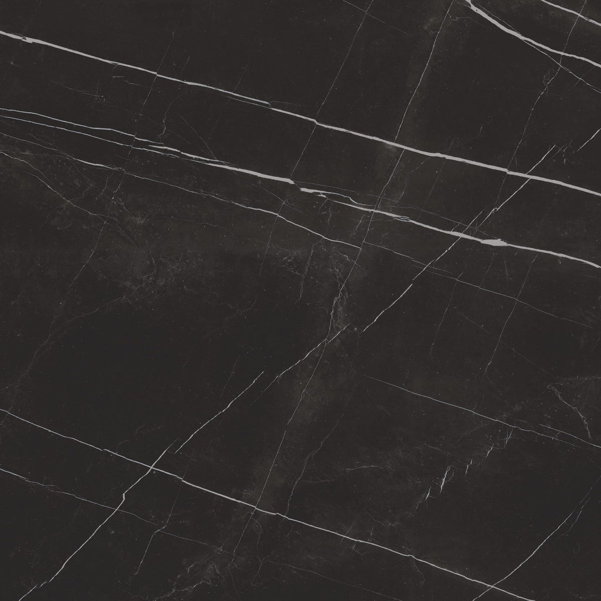 Royal Marquina Black Porcelain Tile