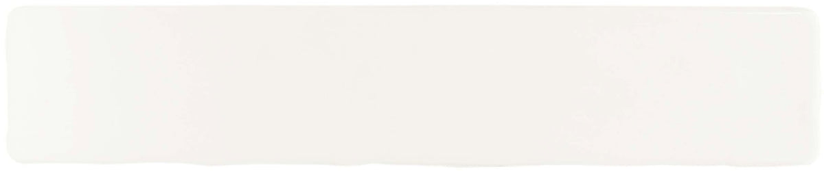 Rustic White Glossy Ceramic Wall Tile