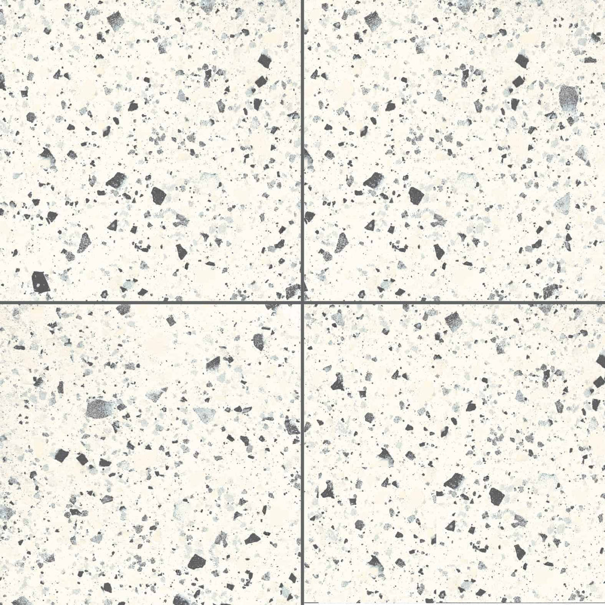 Venice Villa White terrazzo-look full-body porcelain tile