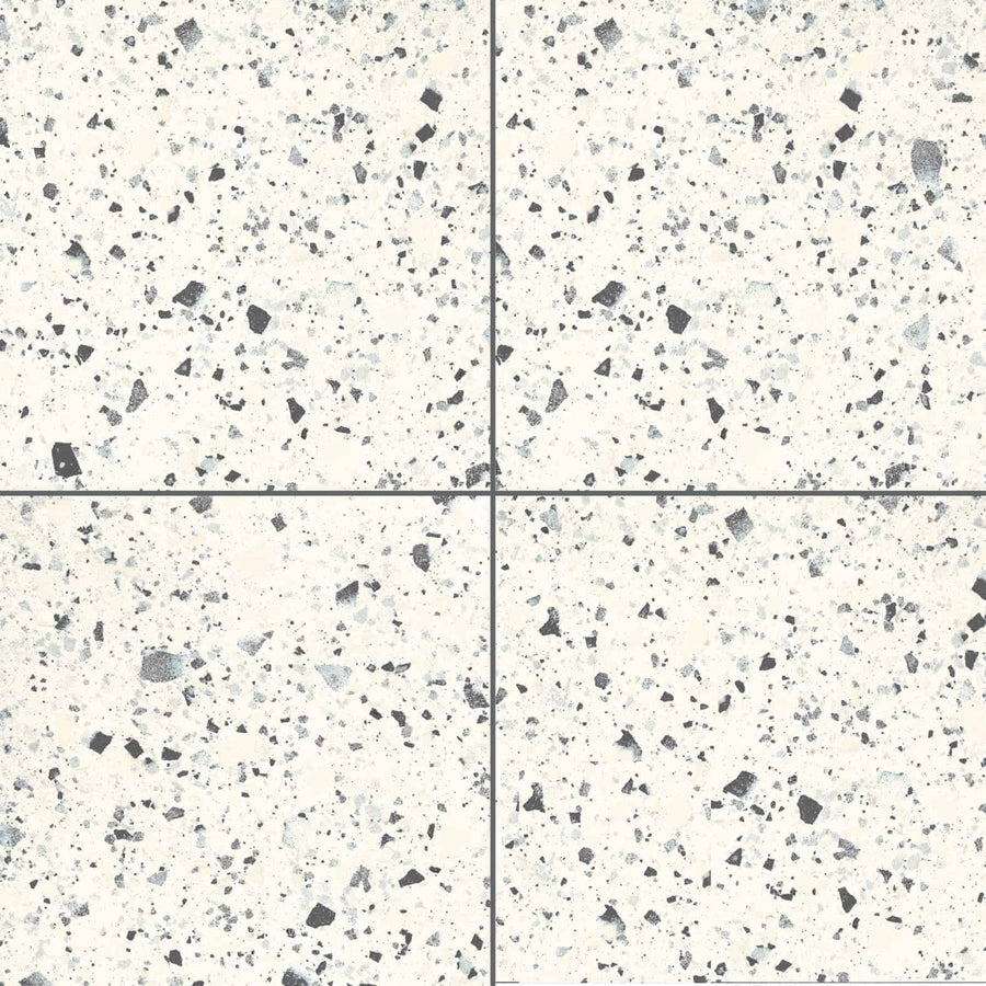 Venice Villa White Terrazzo-Look Full-Body Porcelain Tile