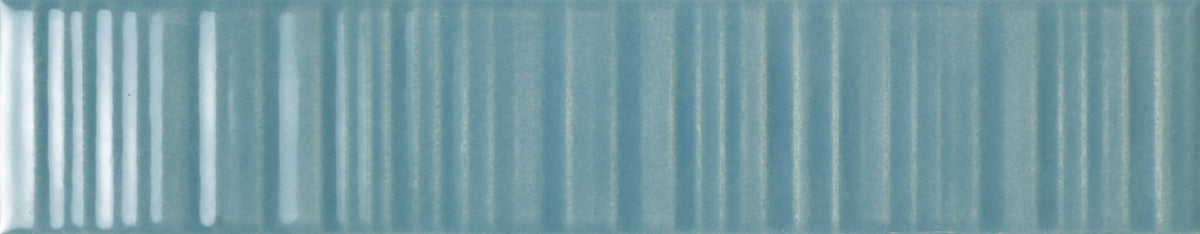Vibrant Aqua Glossy Porcelain Wall Tile