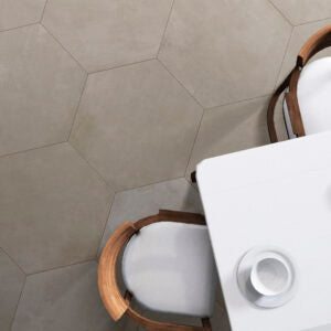 Sarana Azteca Kai Pearl Hex 60 Porcelain Tile 52x60cm - Sarana Tile