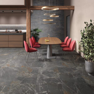 Sarana Genesis Grey Hex Porcelain Tile 29.4x25.4cm - Sarana Tile