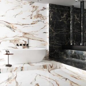 Sarana Ek Gold Calacatta Calacatta Gold Porcelain Tile 30x60cm - Sarana Tile