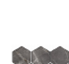 Sarana Genesis Antrax Hex Porcelain Tile 29.4x25.4cm