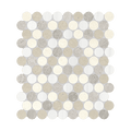 Utopio Pennyround Dune - Marble Mosaic