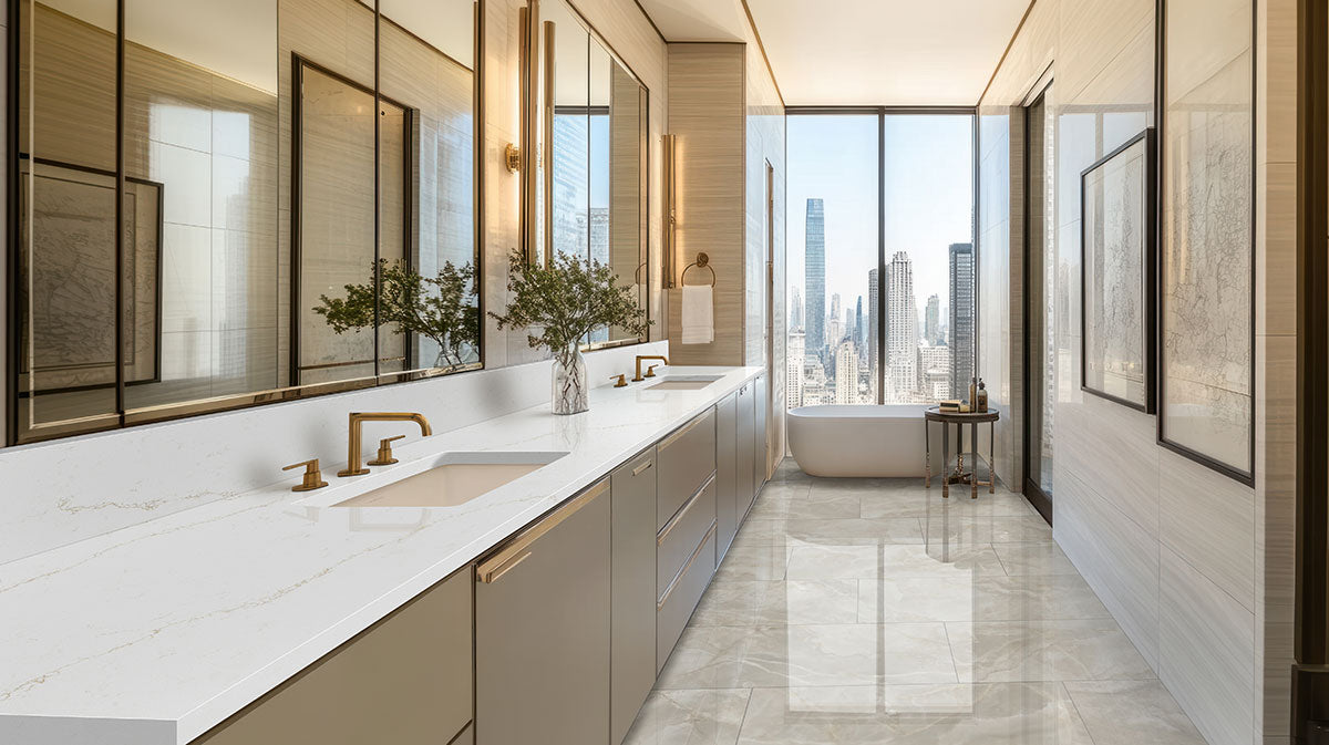 Exotika Alura 24 x 48 Polished Porcelain Tile