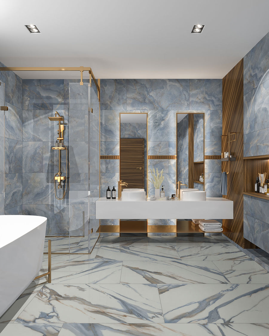 Exotika Oceano 24 x 48 Polished Porcelain Tile