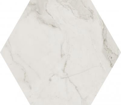 Sarana Azteca Cal Hex Calacatta Silver Hex 60 Porcelain Wall Tile 52x60cm